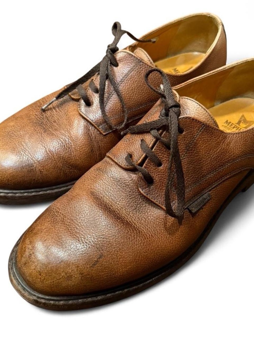 Mephisto Marlon Grainy Leather Oxford Shoes
